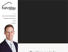 Tablet Screenshot of kahnmay.com